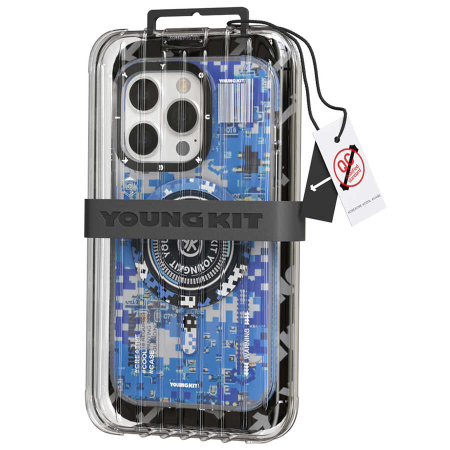 iPhone 14 Pro Max Kılıf M-safe Şarj Özellikli YoungKit Kamuflaj Serisi Kılıf - 6 iPhone 14 Pro Max Kılıf M-safe Şarj Özellikli YoungKit Kamuflaj Serisi Kılıf - 6